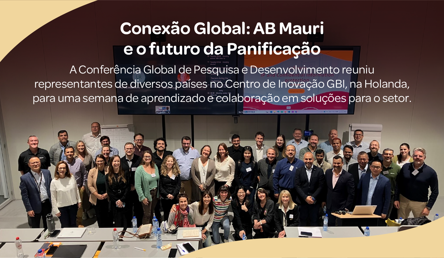 Visão Global e Colaboração: AB Mauri Brasil participa da Conferência Global de Pesquisa e Desenvolvimento na Holanda