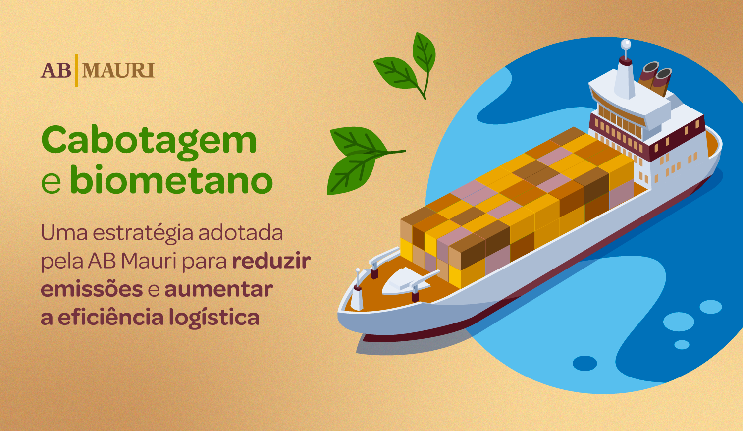 Cabotagem e biometano: como a AB Mauri vem tornando a sua logística mais eficiente