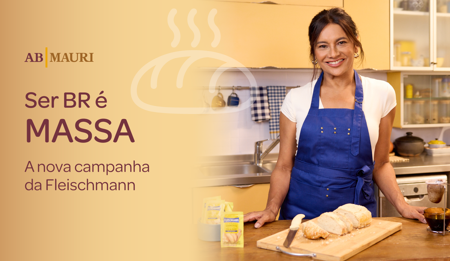 Fleischmann lança campanha com Dira Paes para celebrar a cultura brasileira do pão feito em casa