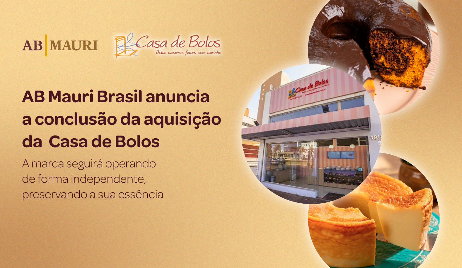 AB Mauri Brasil conclui aquisição da Casa de Bolos